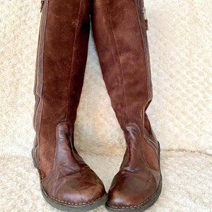 Clarks women's brown riding boots size 7